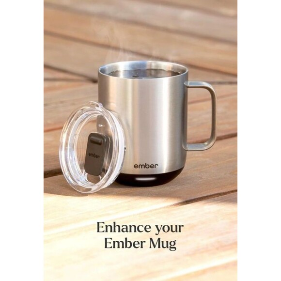 Ember Sliding Lid, Splash-Proof Ember Mug Lid for First & Second Gen 14oz - Picture 4 of 5
